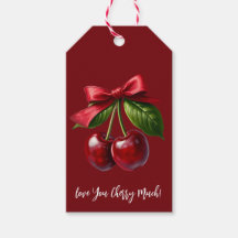 Kirschen und eine Bow-Liebe, die Sie viel herry