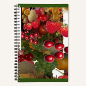 Kirschen und Früchte Notizblock (Vorderseite)