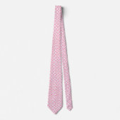 Kirschen und kleine Blume Muster Neck Tie Krawatte (Vorderseite)
