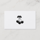 Kirschen Visitenkarte (Rückseite)