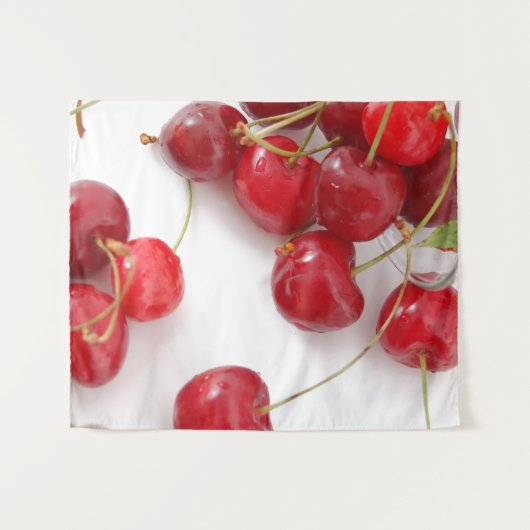 Kirschen Wandteppich (Vorderseite (Horizontal))