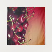 Kirschen Wandteppich (Vorderseite (Horizontal))