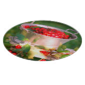 Kirschernte, Hütte Garten Rosalinde Schneidebrett (Ecke)