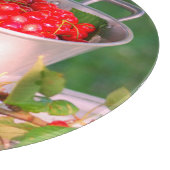 Kirschernte, Hütte Garten Rosalinde Schneidebrett (Ecke)