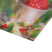 Kirschernte, Hütte Garten Rosalinde Schneidebrett (Ecke)