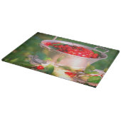 Kirschernte, Hütte Garten Rosalinde Schneidebrett (Ecke)