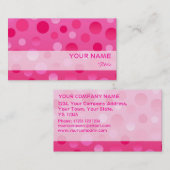 Kirschfizz-Visitenkarteschablone Visitenkarte (Vorne/Hinten)