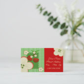 Kirschflecken Visitenkarte (Stehend Vorderseite)