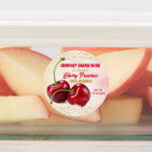 Kirschfrucht Etiketten (Befestigt)
