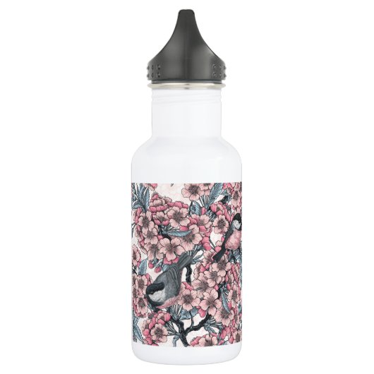 Kirschgarten Edelstahlflasche (Links)