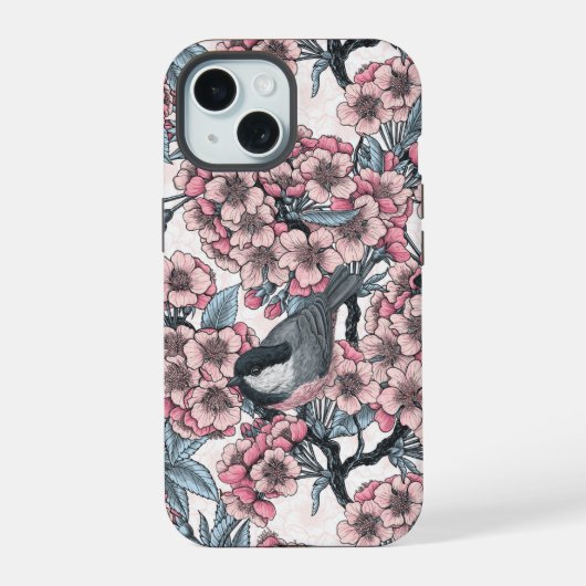 Kirschgarten iPhone 15 Hülle (Rückseite)