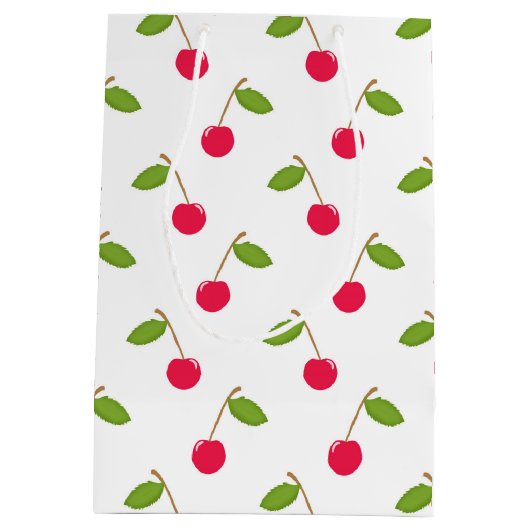 Kirschgeschenk-Tasche Mittlere Geschenktüte (Rückseite)