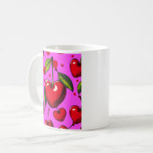 Kirschherzen Kaffeetasse (Vorderseite Links)