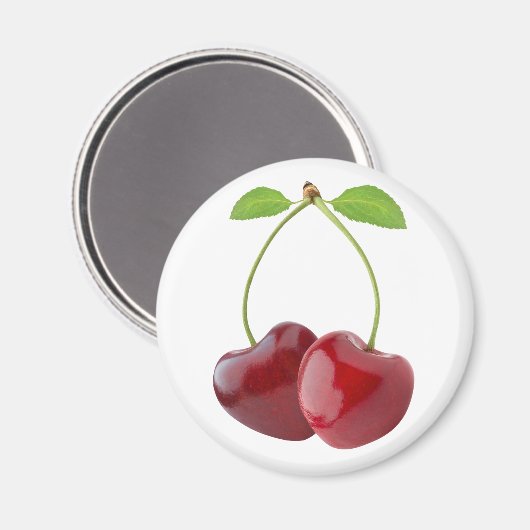 Kirschherzen Magnet (Vorderseite/Rückseite)