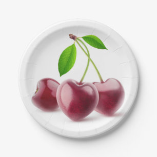 Kirschherzen Pappteller