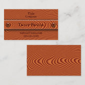 Kirschholz-Visitenkarten Visitenkarte (Vorne/Hinten)