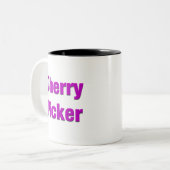 Kirschholz Zweifarbige Tasse (Vorderseite Links)