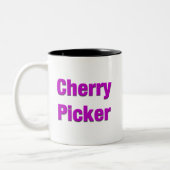 Kirschholz Zweifarbige Tasse (Links)