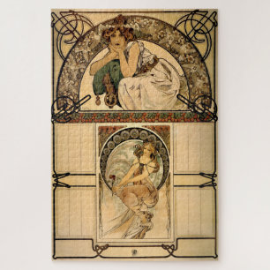 Kirschkalender von Mucha Puzzle