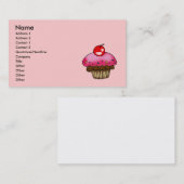 Kirschkleiner kuchen visitenkarte (Vorne/Hinten)