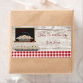 Kirschkuchen aus der Küche mit Etikett (Insitu)