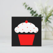 Kirschkuchen Einladung (Stehend Vorderseite)