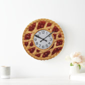 Kirschkuchen Große Wanduhr (Zuhause)