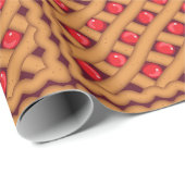 Kirschkuchen Liebt Backen Geburtstag Geschenkpapier (Rolleneckpunkt)