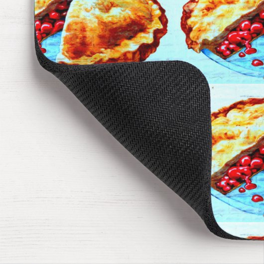 Kirschkuchen Mousepad (Ecke)