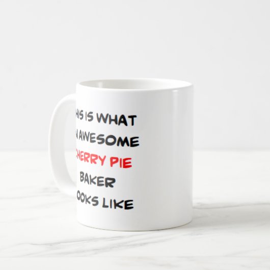 Kirschkuchen, phantastisch kaffeetasse (Vorderseite Links)