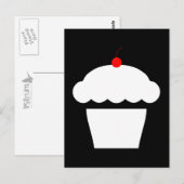 Kirschkuchen Postkarte (Vorne/Hinten)