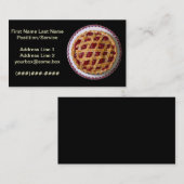 Kirschkuchen Visitenkarte (Vorne/Hinten)
