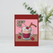 Kirschlatte Postkarte (Stehend Vorderseite)