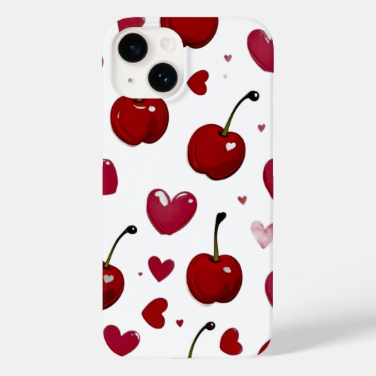 Kirschliebe Case-Mate iPhone Hülle (Rückseite)