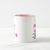 Kirschliebe – Pop-Art-Kirschen - Valentinstag Tasse (Zentrum)