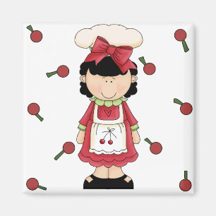 Kirschmädchen-Magnet Magnet