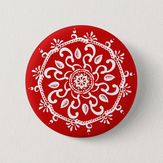 KirschMandala Button (Vorderseite)