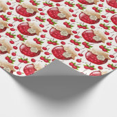 Kirschmarmelade geschenkpapier (Ecke)