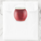 Kirschmarmelade Runder Aufkleber (Tasche)