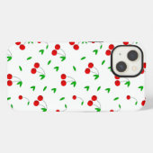 Kirschmuster, beliebtes Design, iPhone Hülle (Rückseite (Horizontal))