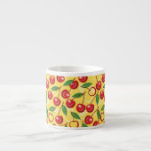 Kirschmuster Espressotasse (Vorderseite)