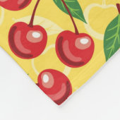 Kirschmuster Fleecedecke (Ecke)