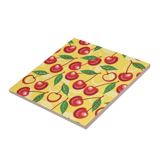 Kirschmuster Fliese (Seite)