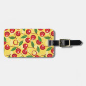 Kirschmuster Gepäckanhänger (Vorderseite horizontal)