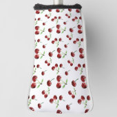 Kirschmuster-Kirschfrucht-Sommer-niedliche Kirsche Golf Headcover (Rotieren 90)