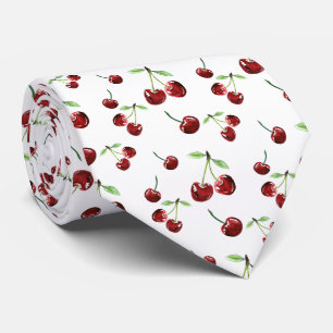 Kirschmuster-Kirschfrucht-Sommer-niedliche Kirsche Krawatte