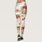Kirschmuster-Leggings Leggings (Rückseite)