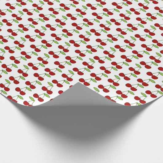 Kirschmuster-Packpapier Geschenkpapier (Ecke)