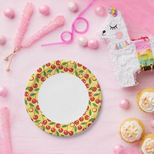 Kirschmuster Pappteller (Party)