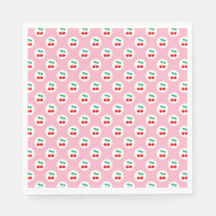 Kirschmuster – Retro-Frucht-Geschenk & Deko Serviette